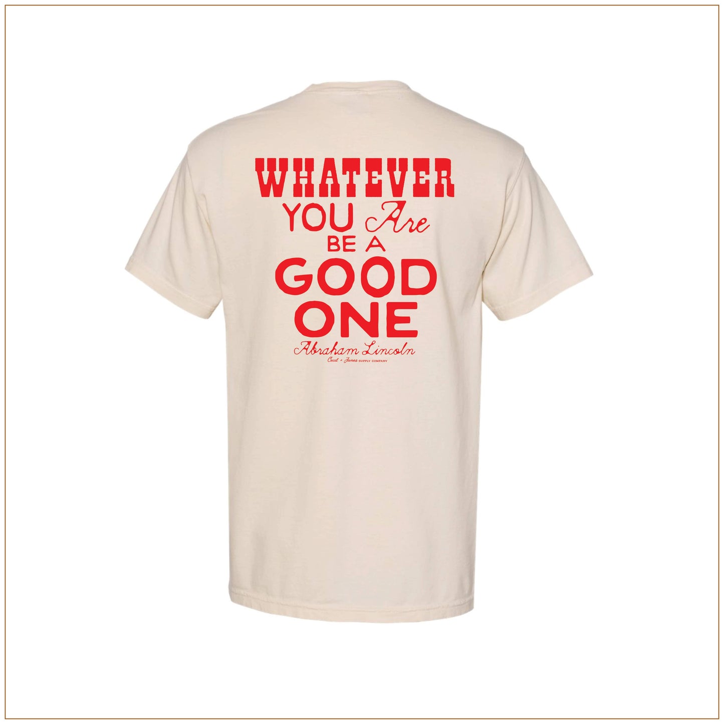 Be A Good One Pocket T-shirt
