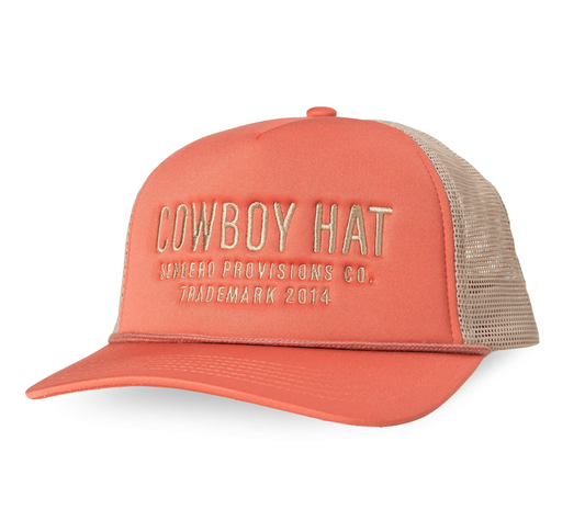 Cowboy Hat Trucker - Peach