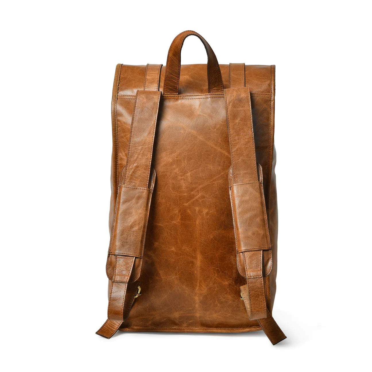 Duvall Leather Rolltop Backpack