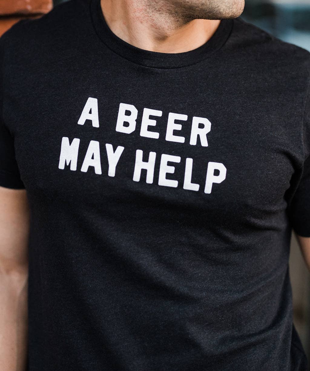 A Beer May Help Tee