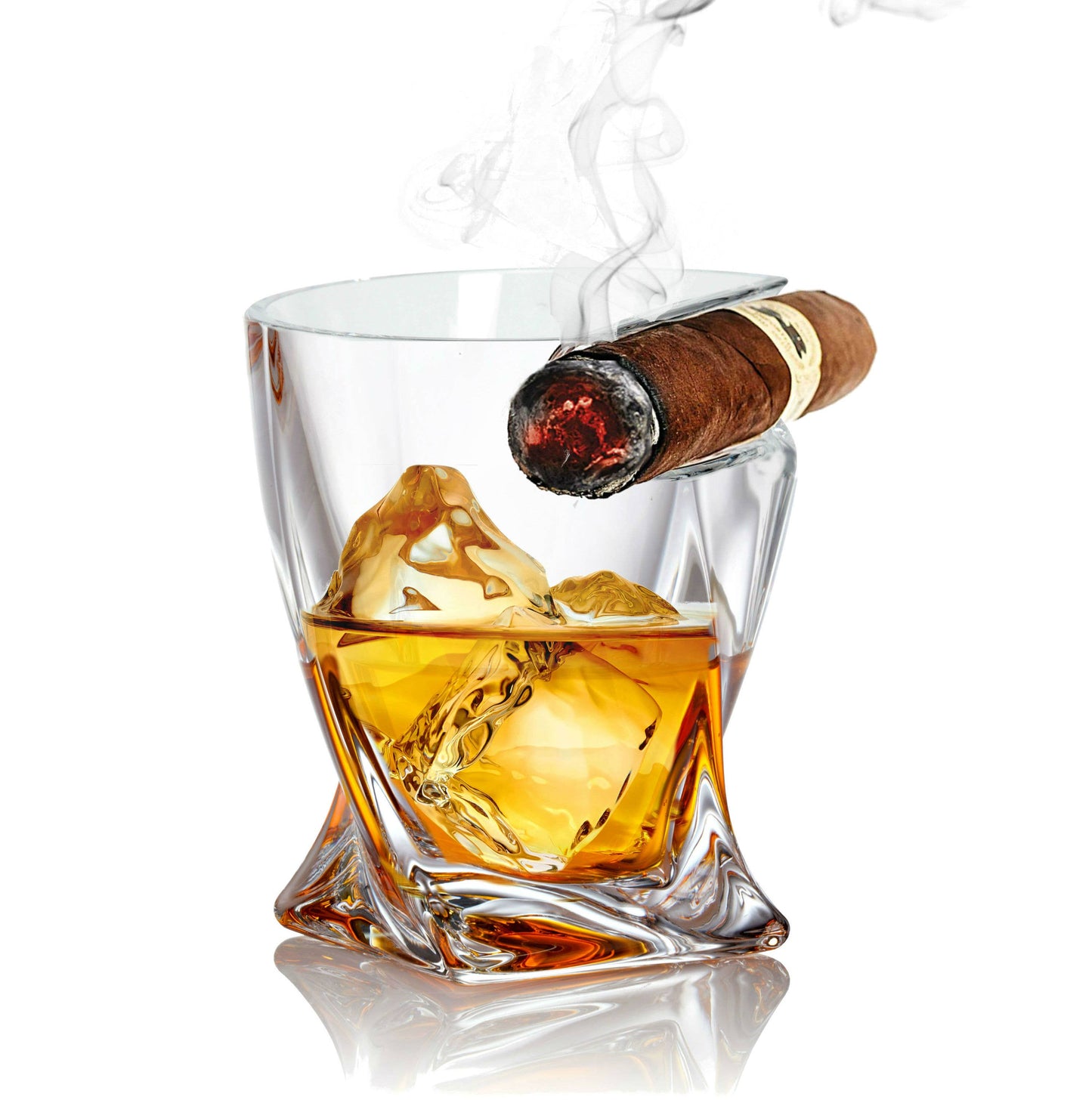 Twist Whiskey & Cigar Glass - 2 Pack