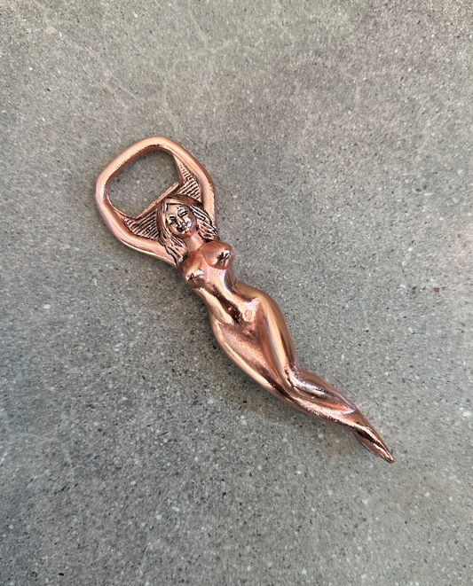 Copper Lady Bottle Opener