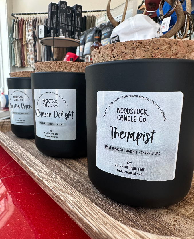 Woodstock Candle Co.- Therapist Candle