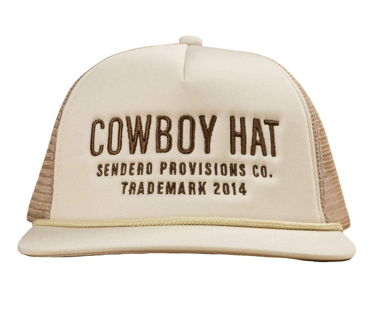 Cream - Cowboy Hat Trucker Hat