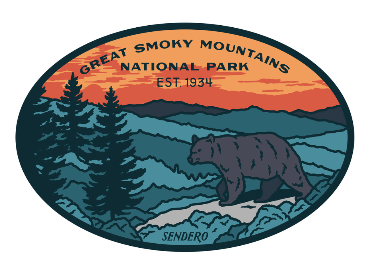 Smoky Mountain Sticker