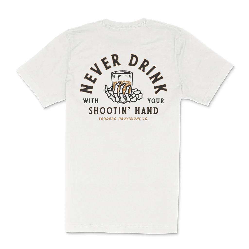 Shootin' Hand T-Shirt: Skeleton