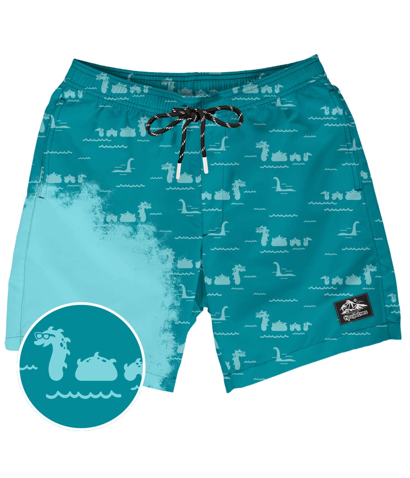 Nessie Color Changing Swim Trunks
